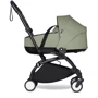 Шасі чорне Babyzen YOYO² з люлькою Bassinet (без дощовика) Olive/Оливковий (BZ10109-02/595411/595511)