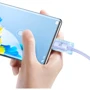 Кабель Baseus USB Cable to USB-C Crystal Shine Series 100W 2m Purple (CAJY000505) фото 3