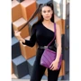 Женская сумка через плечо Sambag Rose SRN фиолетовая (94380018): Тип Сумки