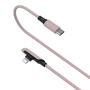 Кабель Baseus Cable USB-C to Lightning Colorful Elbow 18W 1.2m Pink (CATLDC-A04): Длина 1.2 м