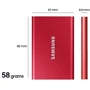 Samsung T7 2 TB Red (MU-PC2T0R/WW): Интерфейс подключения USB 3.2 (Type-C)