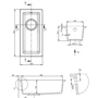 Perfelli ESTO PGE 10-22 SAND: Форма Прямоугольная