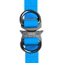 Шлей для собак водостійкий WAUDOG Waterproof з QR-паспортом металева пряжка-фастекс, XS, Ш 15 мм, Дл 30-39 см, блакитна (27632) фото 2