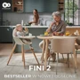 Стульчик для кормления KinderKraft Fini 2 Grey (Hnrt_4819): Тип классический стульчик