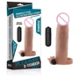Насадка на член LoveToy Pleasure X-Tender Vibrating Penis Sleeve Add 3" Flesh