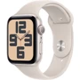 Apple Watch SE 2 2023 44mm GPS Starlight Aluminum Case with Starlight Sport Band - S/M (MRE43) UA