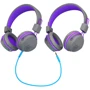 Навушники JLab JBuddies Studio Wireless Graphite/Purple (IEUHBSTUDIORGRYPRPL4): Тип кріплення оголовные