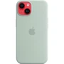 Чохол для iPhone Apple iPhone 14 Plus Silicone Case with MagSafe - Succulent (MPTC3ZE/A): Колір зеленый