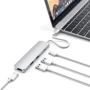 Адаптер Satechi Adapter USB-C to HDMI+USB-C+2xUSB3.0 Silver (ST-CMAS): Додаткові роз'єми USB OTG, USB-C, HDMI