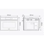 Духовой шкаф электрический Samsung NQ5B4353FBK/WT: Гриль 2600 Вт