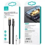 Кабель Usams Cable USB-C to Lightning Right-Angle PD 20W 1.2m Black (US-SJ583) фото 5