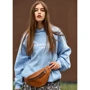 Женская поясная сумка Sambag Soho BSS коричневая (82113121w)