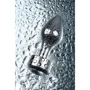 Анальная пробка с кристаллом Metal By Toyfa Silver anal plug