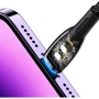 Кабель Baseus USB Cable to Lightning Glimmer Series Fast Charging Data 2.4A 1m Black (CADH000201) фото 6