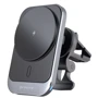 Держатель Proove Car Holder Wireless Charger Square Magnetic PRO 15W Metal Gray