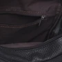 Мужская сумка через плечо Borsa Leather черная (K11025-black): Материал Натуральная кожа