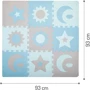 Коврик-пазл MoMi Nebe Blue 93x9 cm (AKCE00031): Размер, см 93х93х1