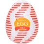 Мастурбатор-яйцо Tenga Egg Tube, рельеф с продольными линиями