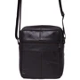 Мужская сумка через плечо Borsa Leather коричневая (K14012-brown): Стиль Повседневный (Casual)