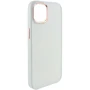 Чехол для iPhone TPU Case Bonbon Metal Style White for iPhone 14 Plus