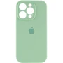 Чехол для iPhone Mobile Case Silicone Case Full Camera Protective Pistachio for iPhone 15 Pro Max