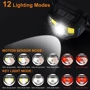 Фонарь туристический Curtsod Headlamp Rechargeable 2-Pack H-200: Количество режимов 14