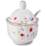 Сахарница с крышкой + ложка Lefard Каролина 10х10х12 см (943-030)