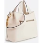 Женская сумка тоут GUESS ZED GIRLFRIEND CARRYALL молочная (HWVB8683230-STO): Фактура Матовая, Зернистая