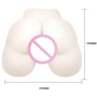 Мастурбатор LYBAILE Pussy & Anal, Double Tunnels, Vibrat. Eggs, 19x18 см