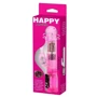 Вибратор с ротацией и стимулятором клитора Happy Angel, BW-037017