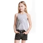 Майка H&M 3924494 146-152 см серая
