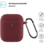 Чехол ArmorStandart Ultrathin Silicone Case With Hook Burgundy (ARM59680) for Apple AirPods 2 фото 1