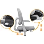 Дитяче крісло Mealux Sprint Duo Grey (Y-412 G): Max висота сидіння, см 53