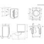 Встраиваемая стиральная машина Electrolux EW7W368SIU: Размеры ШxВxГ, см 60x82x55