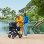 Универсальная коляска 2 в 1 Bugaboo Fox 3 Black/ Washed Black: Возможность установки люльки есть