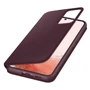 Чохол для телефона Samsung Smart Clear View Cover Burgundy (EF-ZS906CEEGRU) для Samsung S906 Galaxy S22+