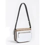 Женская сумка через плечо Guess Hensely Mini Cnvrtbl Xbdy Flap Multi коричневая (HWSG8113780-LAM): Пол Женский