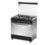 Газовая плита Fresh I80G5\01 (черный/нержавеющая сталь): Размеры 55х80х85 см