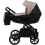 Коляска 2 в 1 Bair Kiwi кожа 100% BK-18/15 капучино - черный фото 9