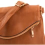 Женская сумка почтальонка Valiria Fashion коричневая (ODA5903-10): Застежка Молния