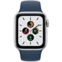 Apple Watch SE 40mm GPS Silver Aluminum Case with Abyss Blue Sport Band (MKNY3) UA: Екран OLED LTPO (1000 кд / м²) з технологіями Retina / 324x394 пікселів / захисне скло Ion-X підвищеної мі
