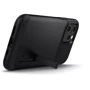 Чехол для iPhone Spigen Slim Armor Black (ACS01479) for iPhone 12 Pro Max: Материалы поликарбонат и полиуретан