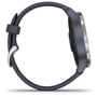 Смарт-годинник Garmin Venu Silver Stainless Steel Bezel with Granite Blue Case and Silicone Band (010-02173-01 / 010-02173-03): Інтерфейси підключення Bluetooth , NFC