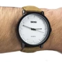 Наручний годинник Skmei 1196 Black-Brown: Тип циферблата Аналоговий (стрілочний)