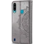 Аксессуар для смартфона Mobile Case Book Cover Art Leather Grey for ZTE Blade A7 Fingerprint: Цвет серый
