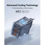Зарядное устройство Baseus Wall Charger 2xUSB+USB-C Cube Fast Charger 30W Cluster Black (P10111402113-00) фото 10