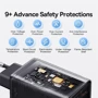 Зарядний пристрій Baseus Wall Charger GaN6 Pro 2xUSB-C+2xUSB 65W Black with USB-C Cable (P10162701113-00) фото 11