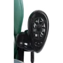 Кресло-качалка + стульчик для кормления Caretero INDIGO Black Green (Hnrt_4857) фото 7
