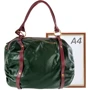Женская сумка бочонок Laskara зеленая (LK-10251-green) фото 9