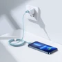 Кабель Baseus Cable USB-C to Lightning Crystal Shine Series 20W 1.2m Sky Blue (CAJY001303) фото 4